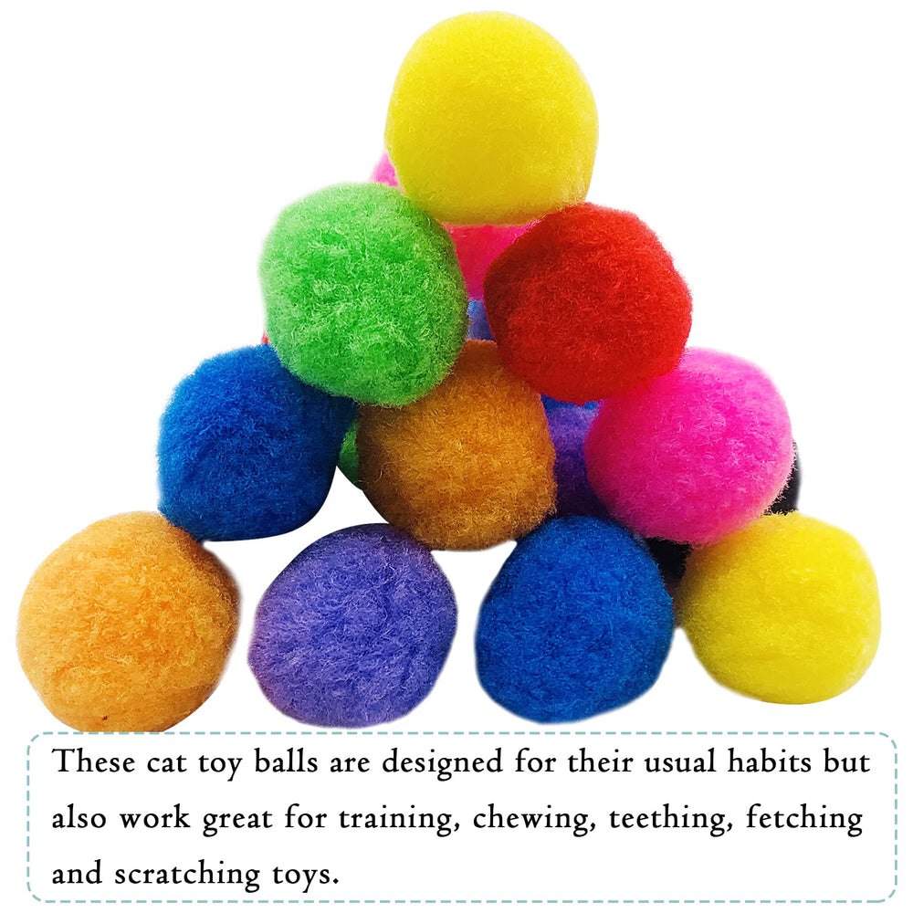 PET SHOW assorted color balls displayed for enrichment and interactive play.
