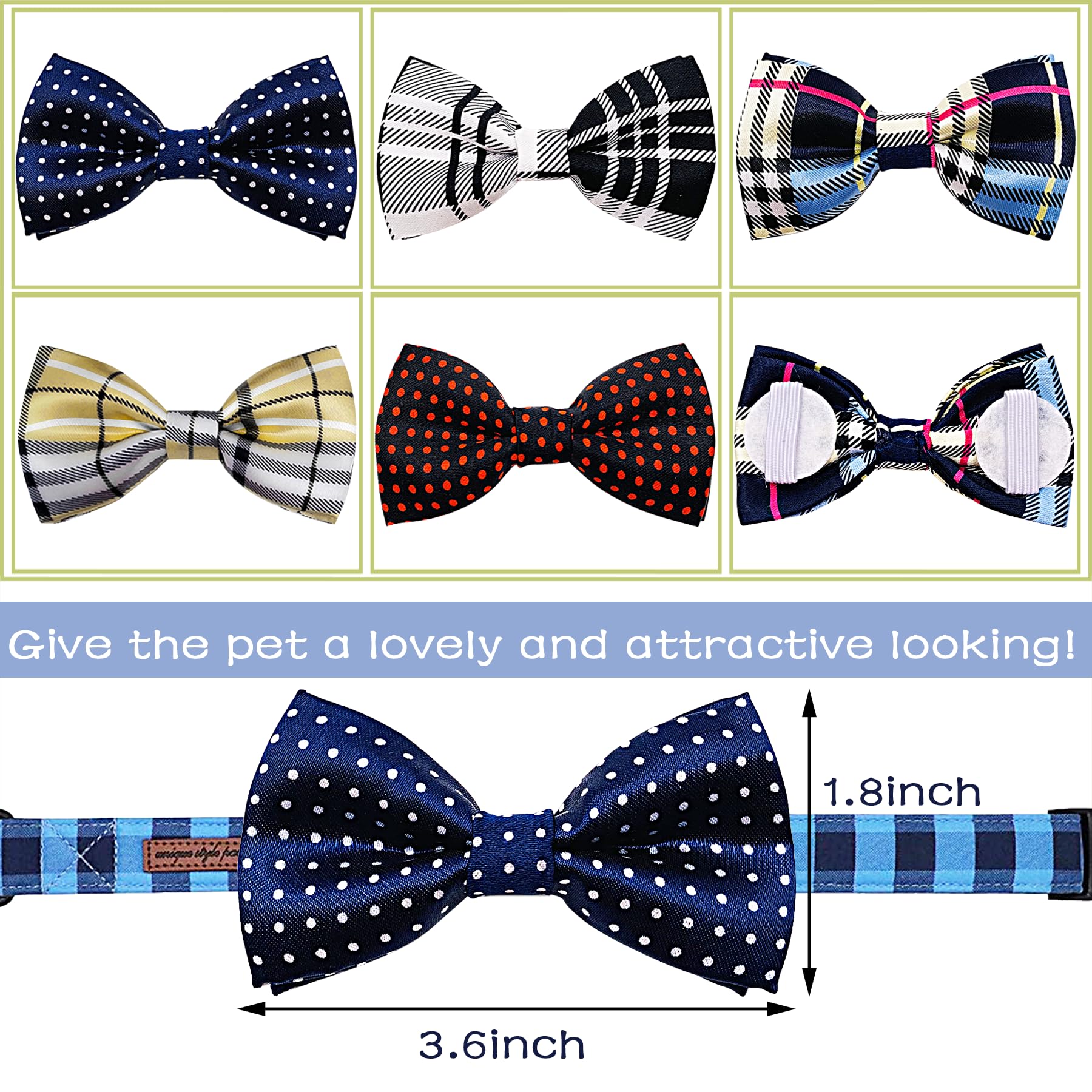 PET SHOW collar bowties plaid pink elevate party-ready look for puppies
