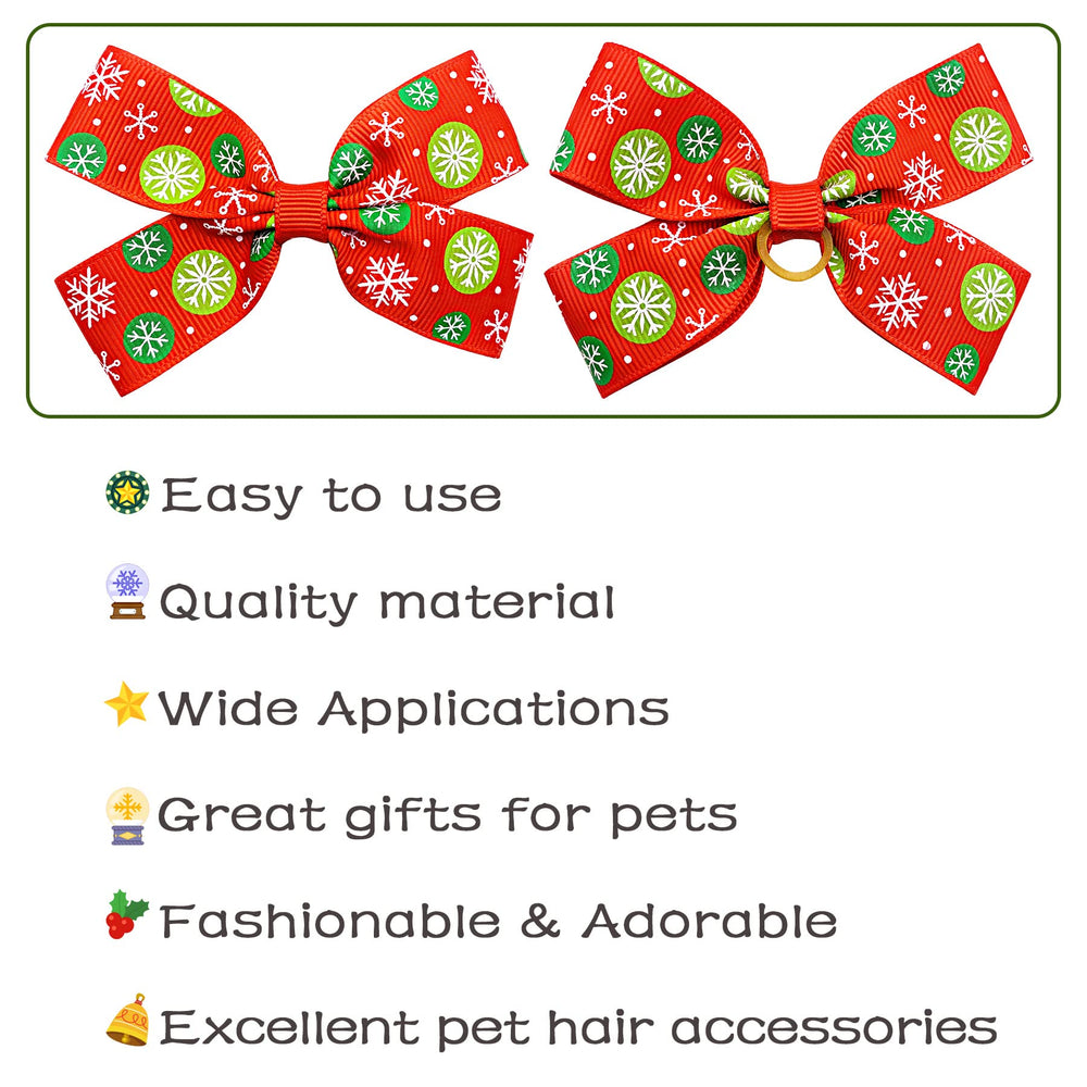 PET SHOW dog bow rubber-band back keeps it secure during play