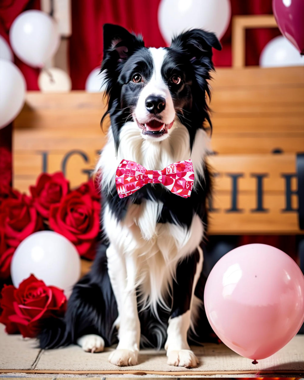PET SHOW grooming accessory bowtie helps round out an elegant pet grooming look