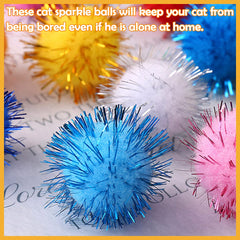 PET SHOW indoor cat toy ball, 1.77 inches, lightweight and fun