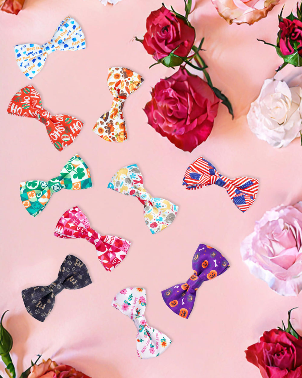 PET SHOW large-dog bowtie wear offers a bold party-ready look