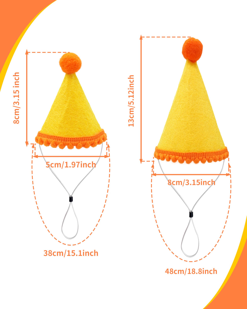 PET SHOW elastic-band fit mini hat demonstrates comfortable wear.