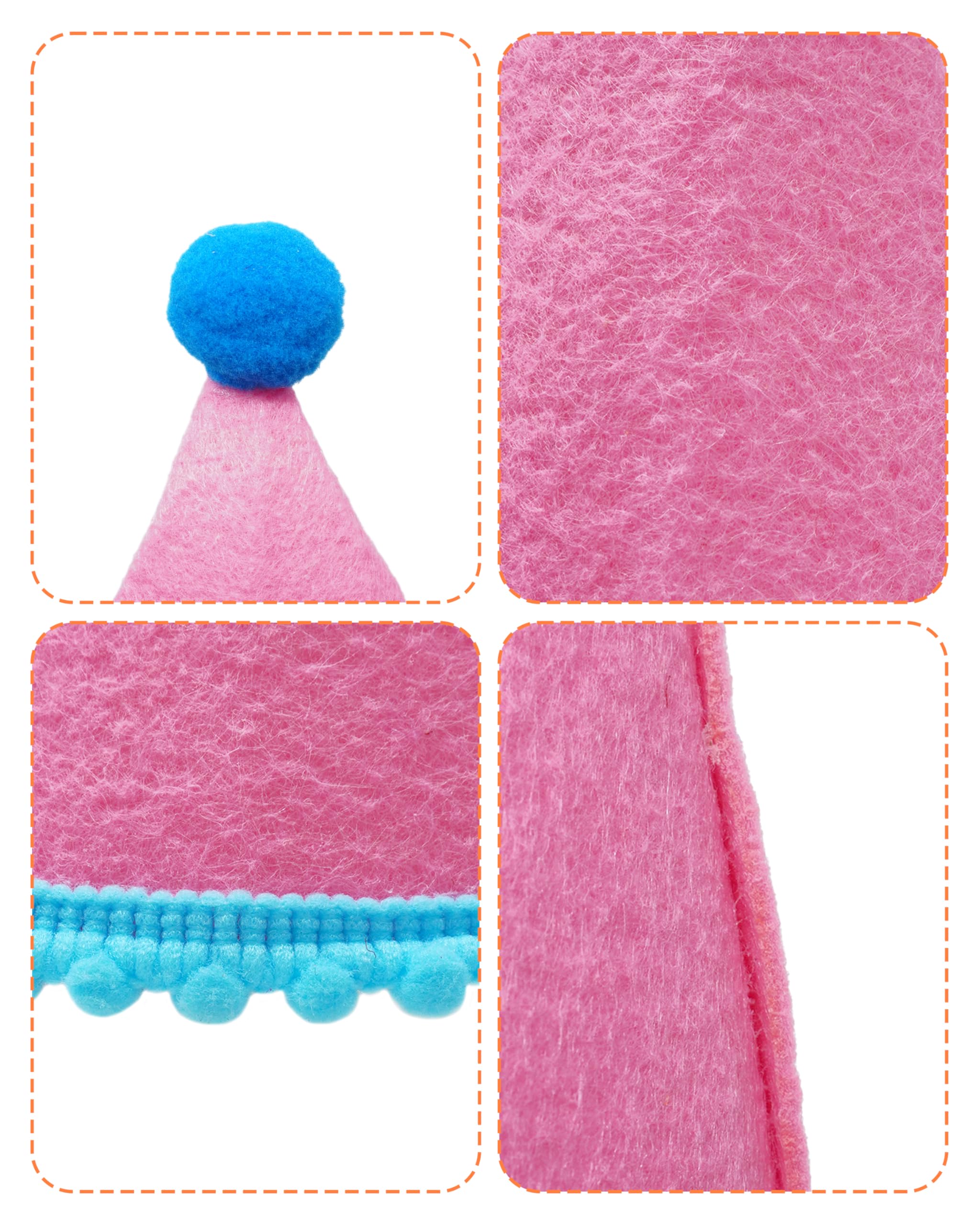 PET SHOW plush pom-pom top hat adds cute flair.