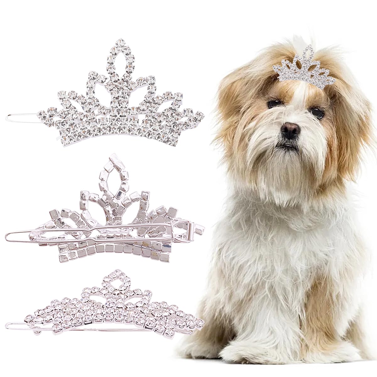 PET SHOW pet grooming barrette keeps hair tidy during styling and photos.
