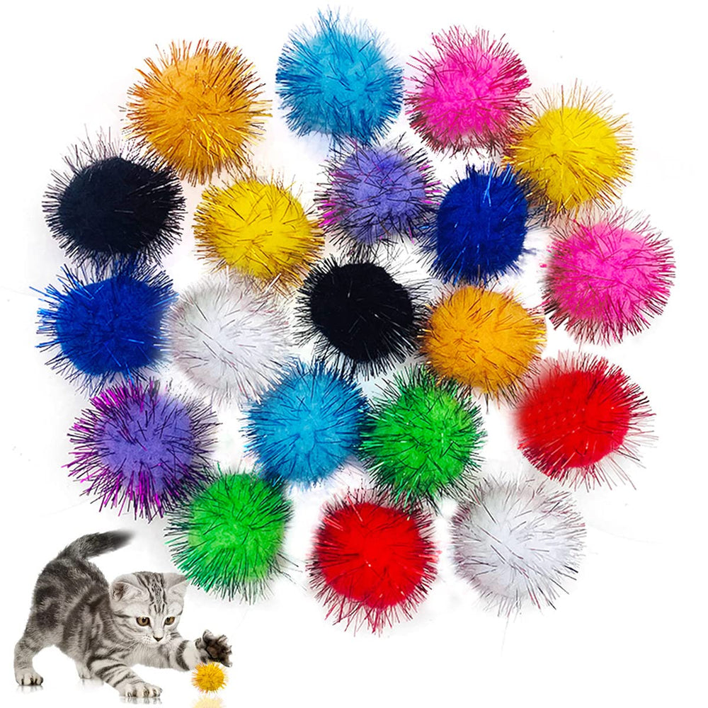 PET SHOW sparkle ball for indoor cat play and exercise