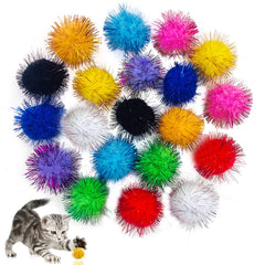 PET SHOW sparkle ball for indoor cat play and exercise