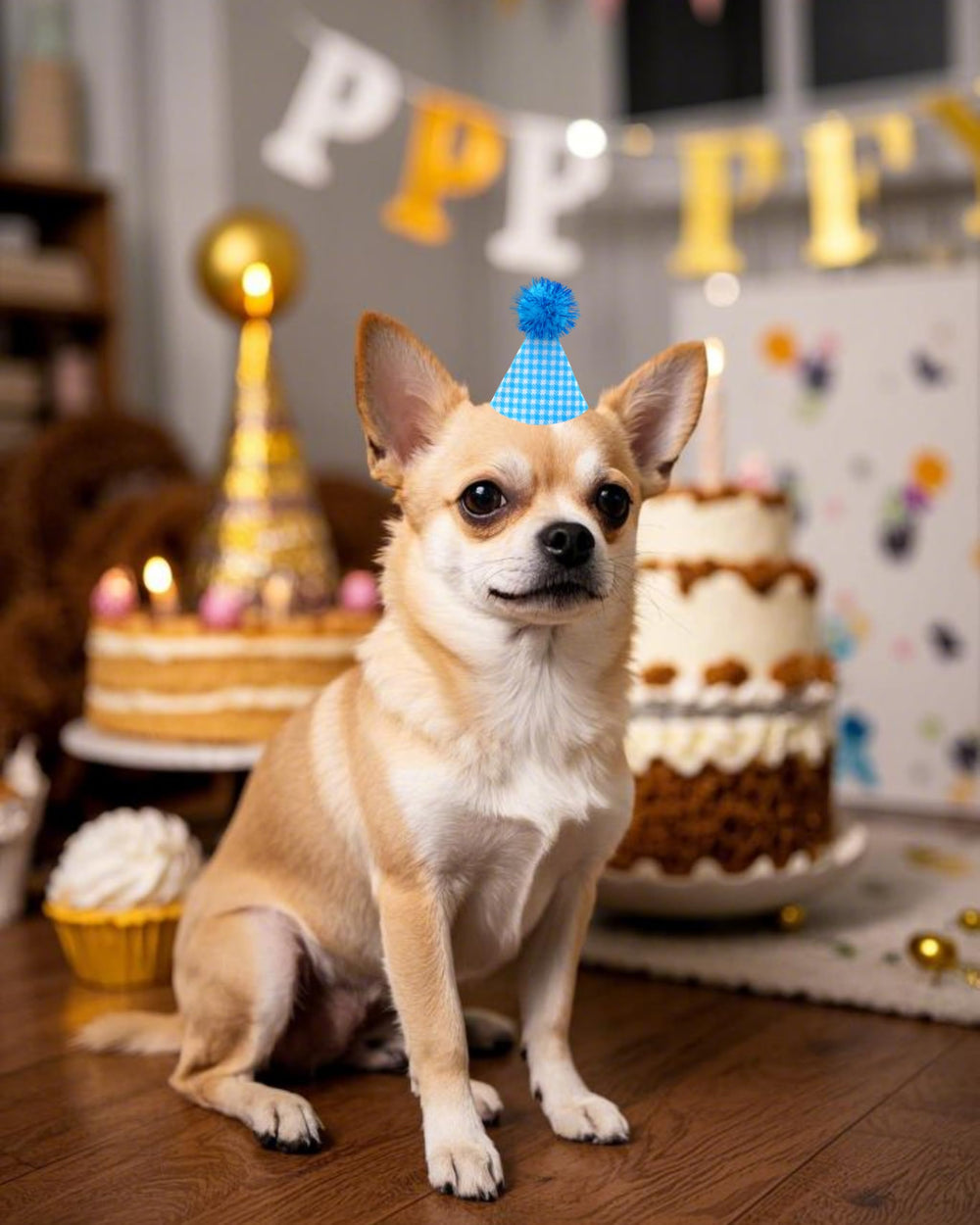 PET SHOW stuffed animals wearing tiny hats create adorable DIY photo moments.