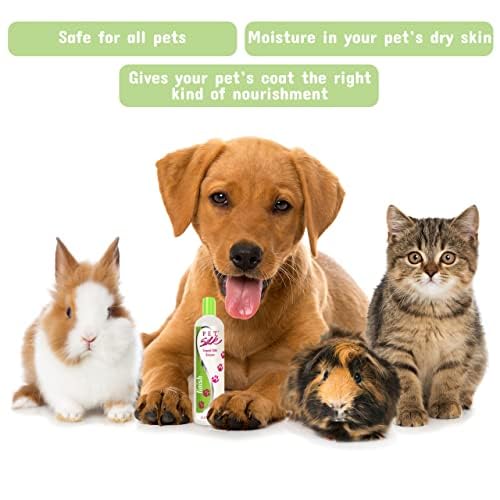Pet Silk Liquid Silk Serum used by groomer for easy manageability.
