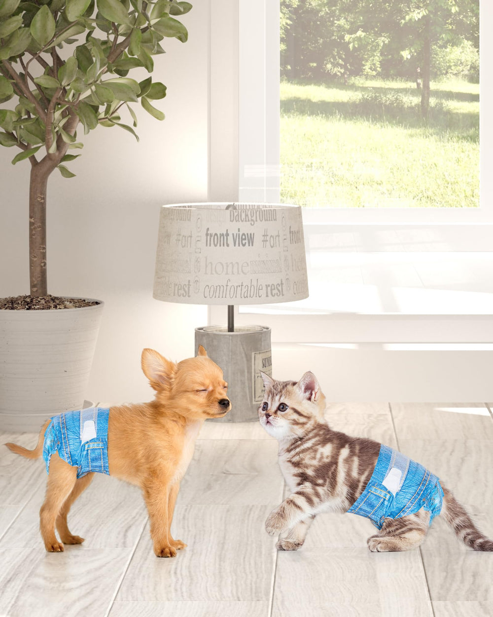 Pet Soft diaper keeps home cleaner with strong absorption and outer water lock.