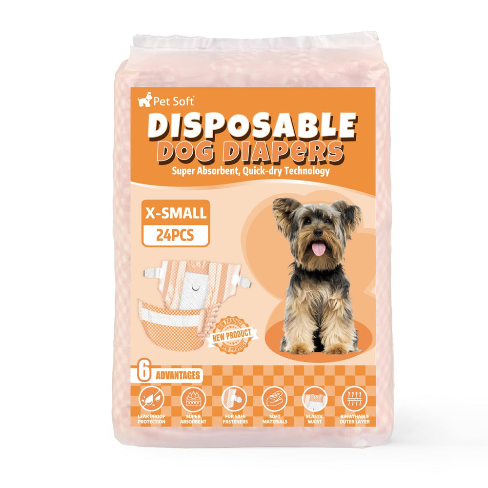 Pet Soft customer-service badge signals fast 24-hour support