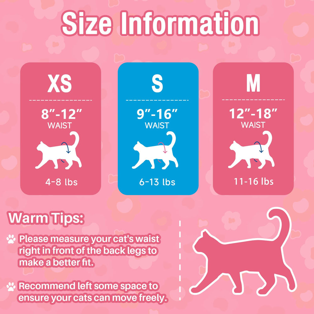 Pet Soft waist-12to18in fit shown on a medium cat or female dog
