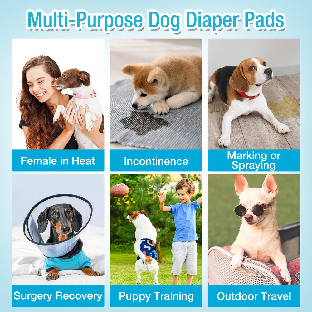 Pet Soft dog diaper liners travel-use convenient for trips with pets