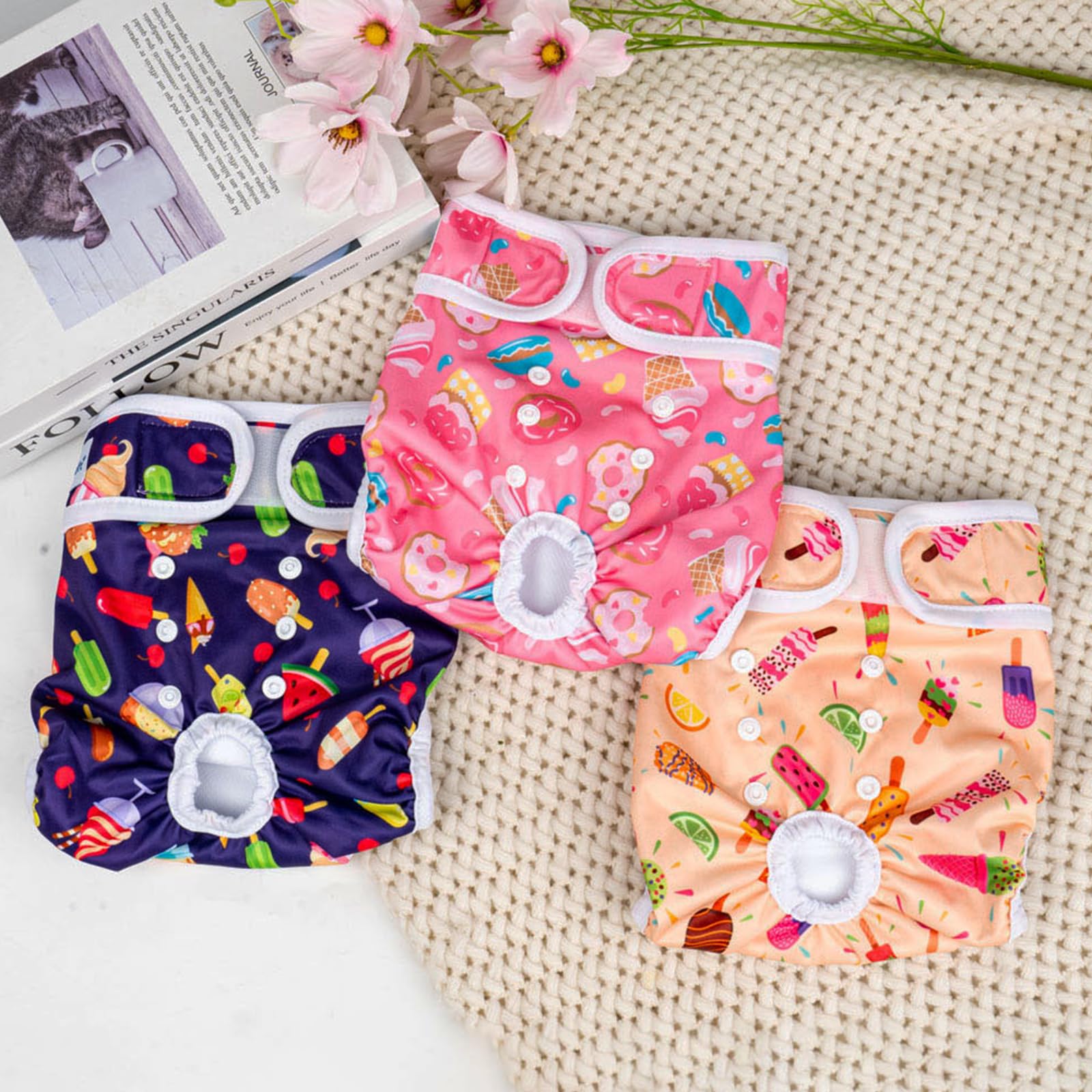 Pet Soft easy-on-off design enables quick diaper changes