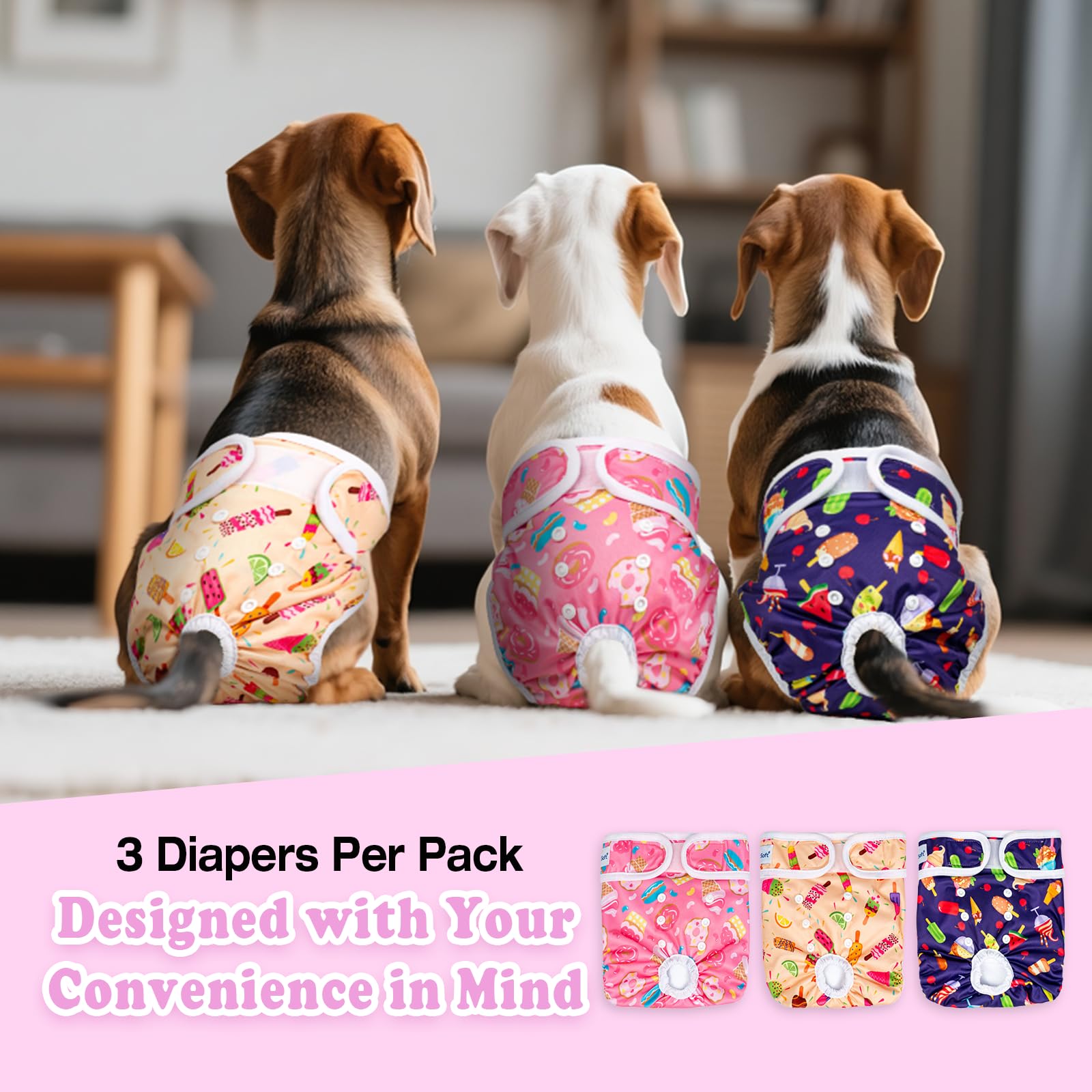 Pet Soft washable material supports reusable, budget-friendly use