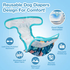 Pet Soft Ocean back view highlighting reusable design for ongoing use
