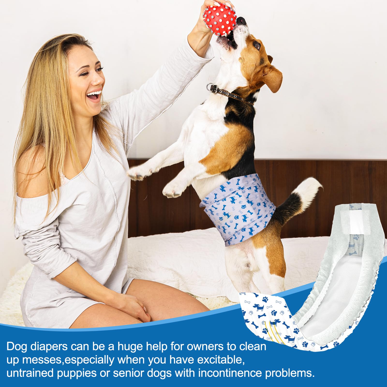 Pet Soft diaper pack inside view showing compact, portable packaging