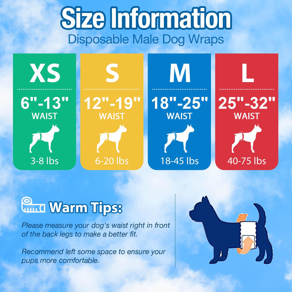 Pet Soft male dog diapers ideal for travel and daily use