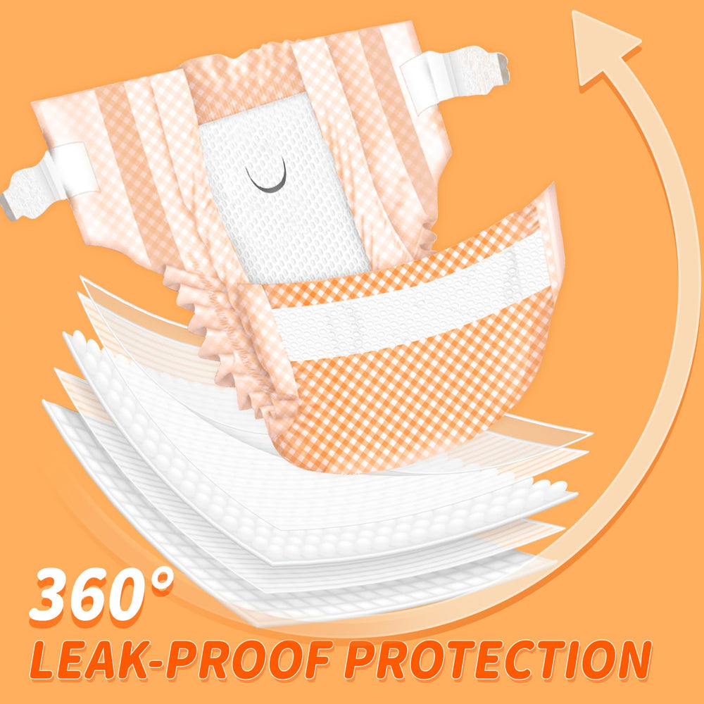 Pet Soft ultra-absorbent core diaper image demonstrates quick urine absorption