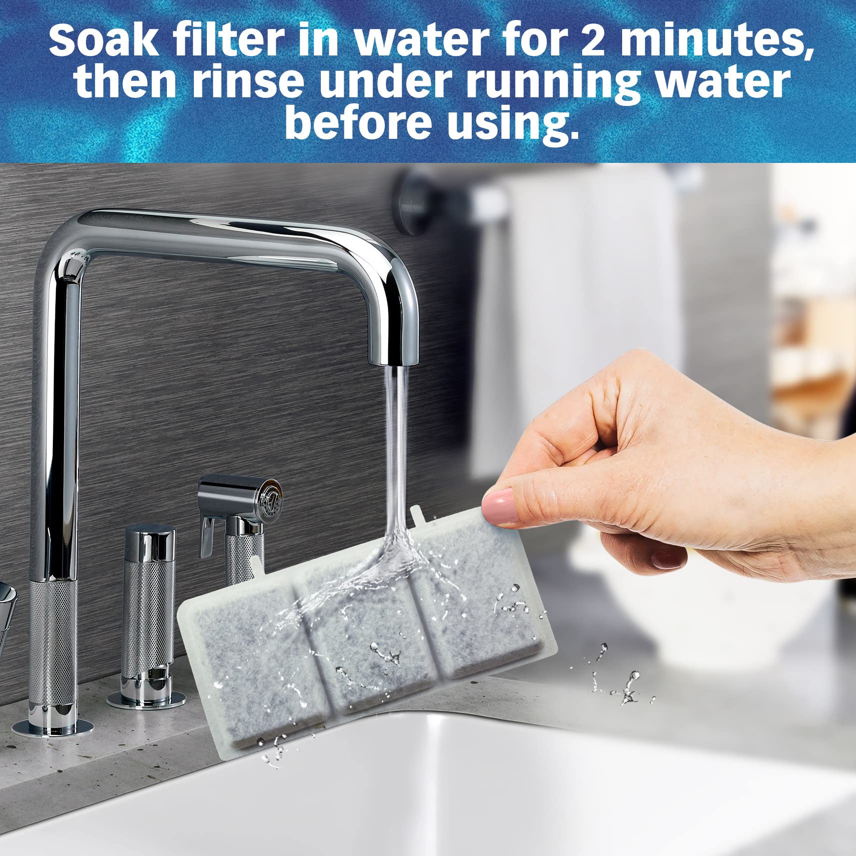 PET STANDARD 12-filter and 6-sponges bundle supports long-term maintenance.