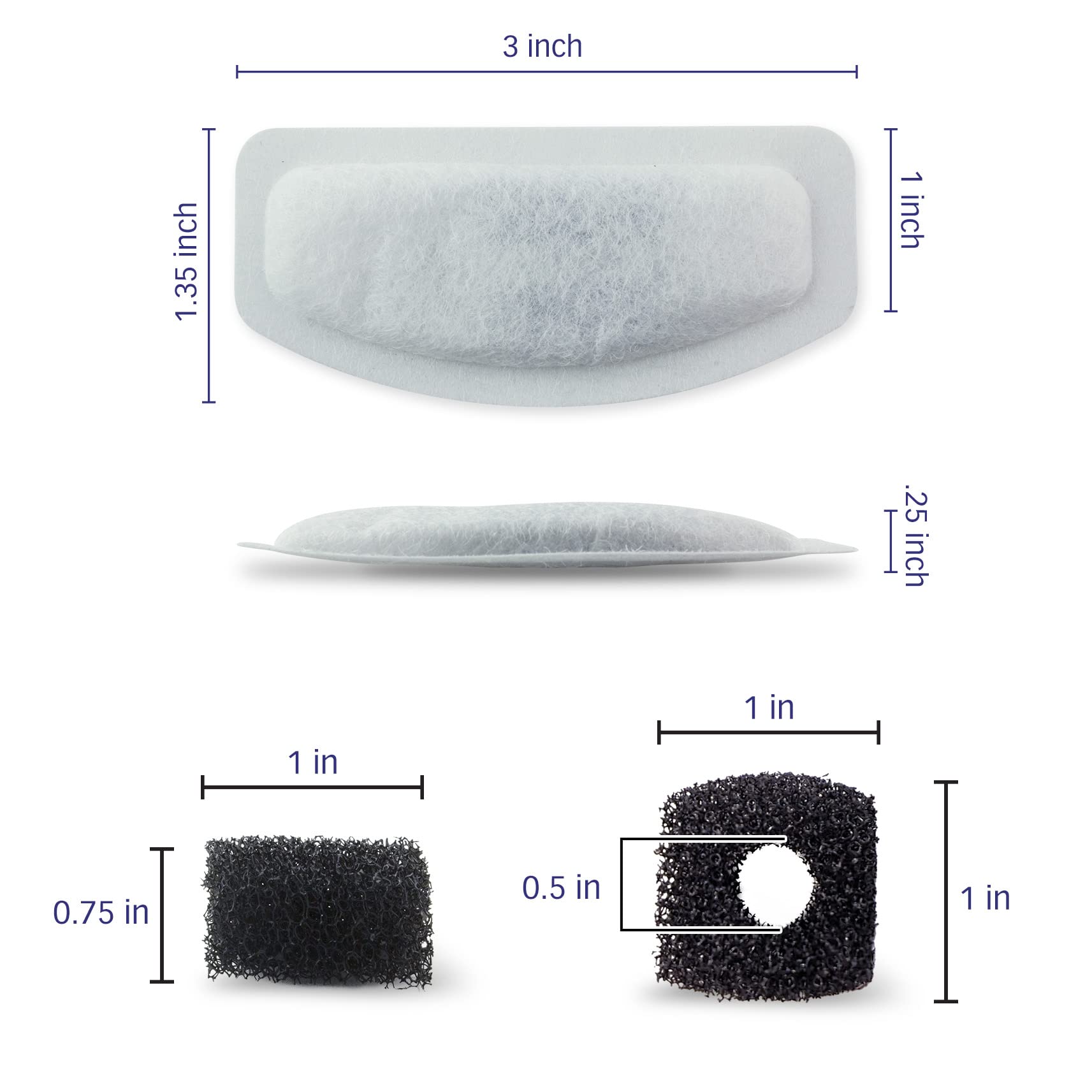PET STANDARD replacement filters for ORSDA fountain maintain water freshness.