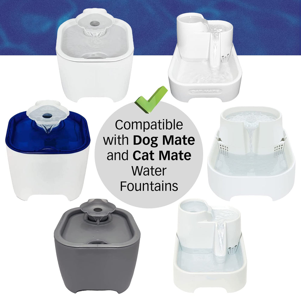 PET STANDARD duo-density pad captures hair and debris for cleaner water.