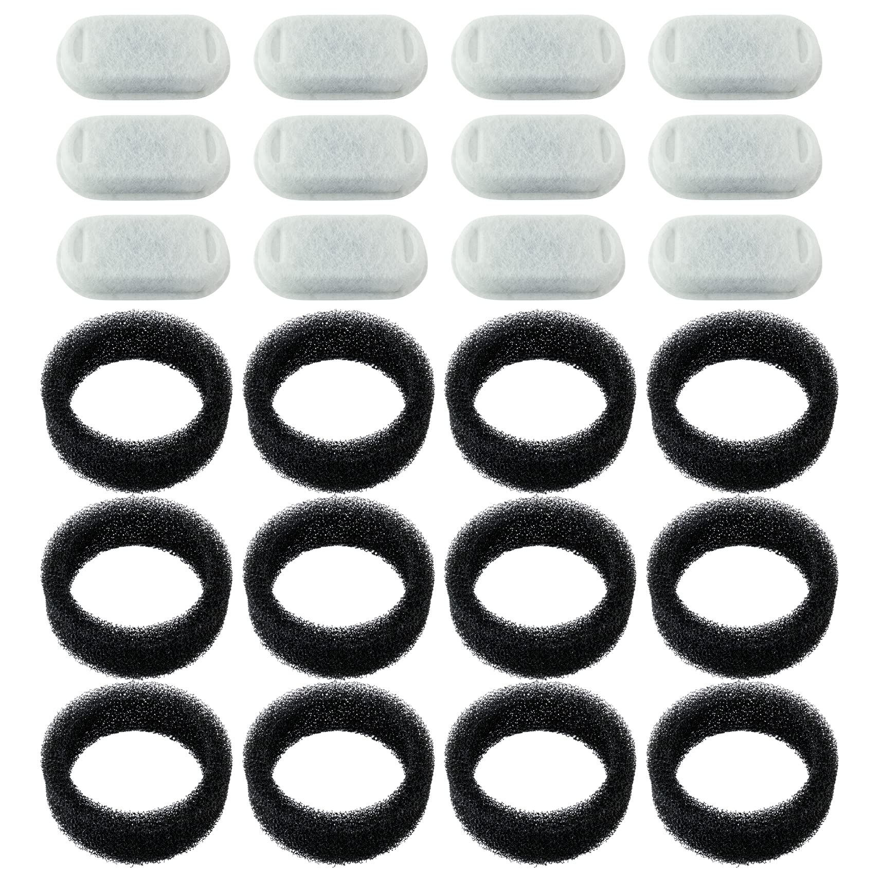 PET STANDARD filter pack oval helps keep fountain water clean for pets.