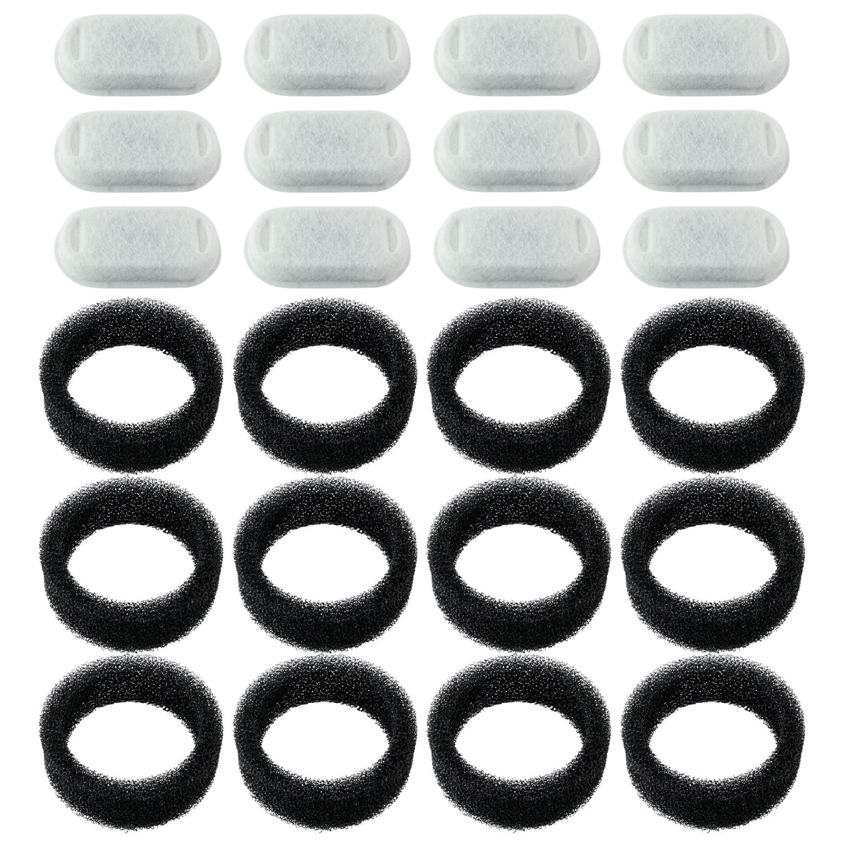 PET STANDARD filter pack oval helps keep fountain water clean for pets.