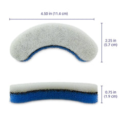 PET STANDARD filter close-up—soak and rinse steps before use.