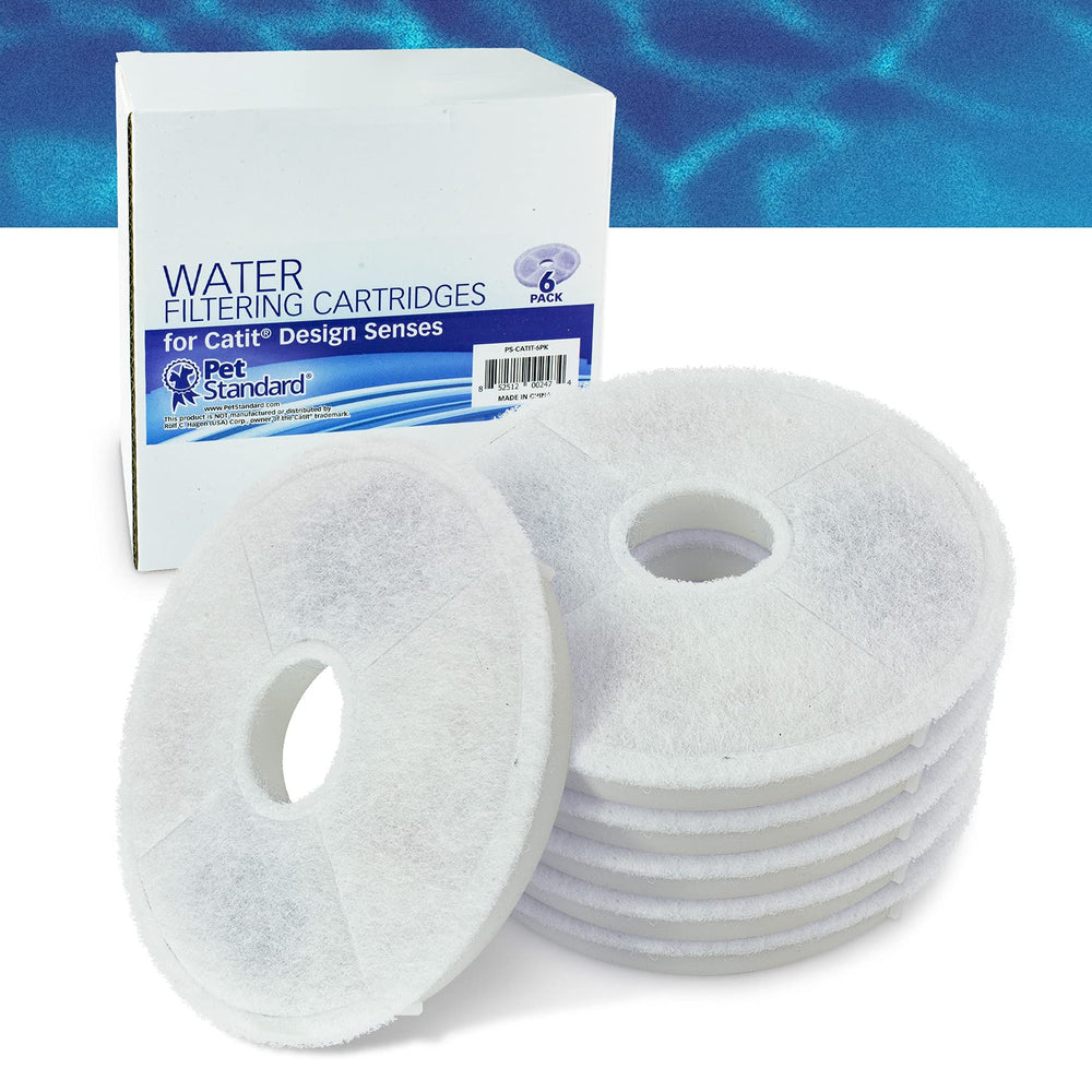 PET STANDARD triple-filtration system filter highlights cotton, carbon, and resin for clean water