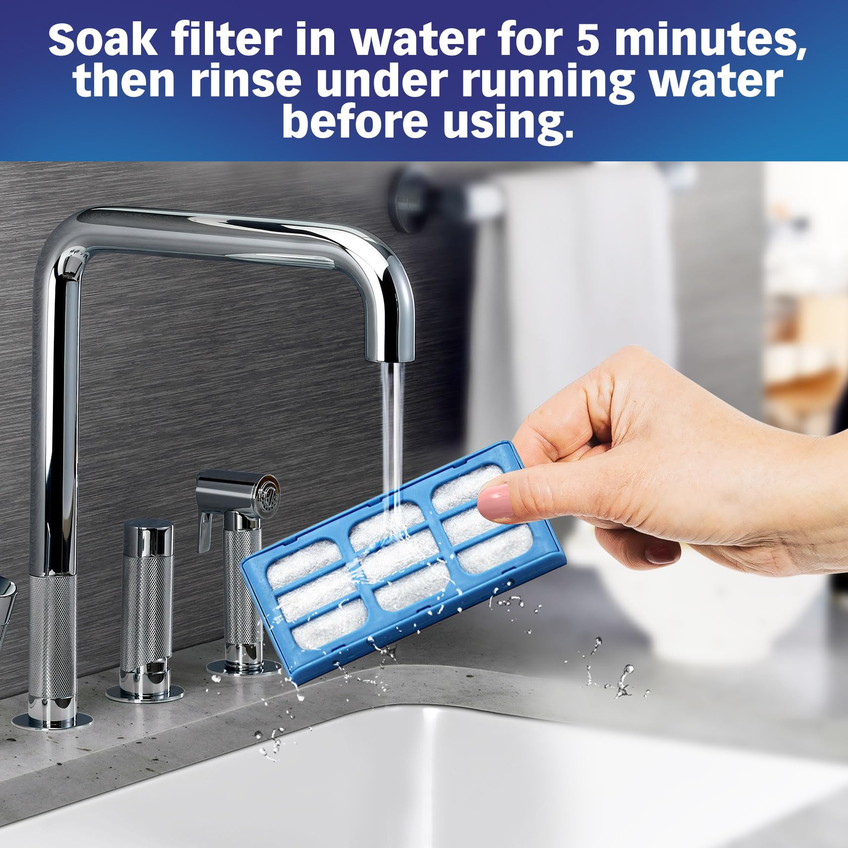 PET STANDARD pack simplifies replacement to maintain smooth fountain operation.
