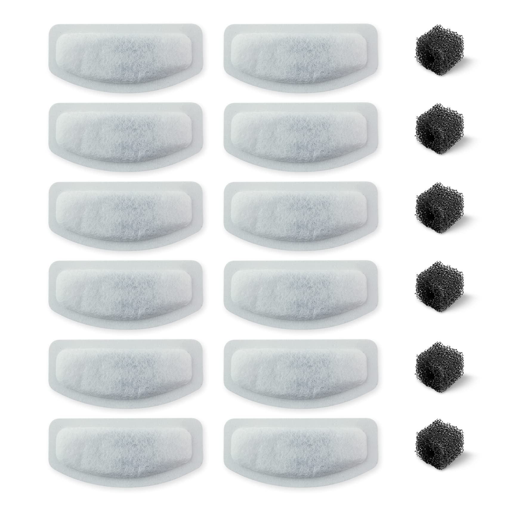 PET STANDARD ORSDA fountain filter in stainless setup demonstrates clean water filtration.
