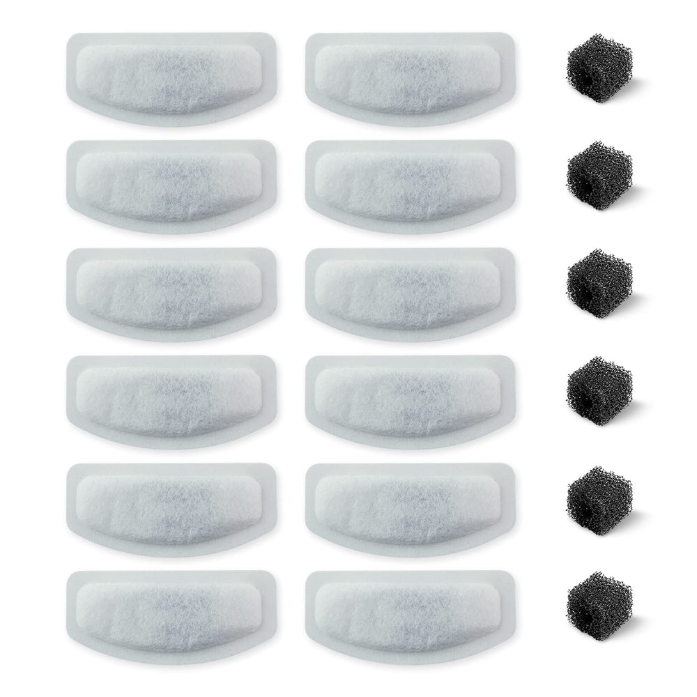 PET STANDARD ORSDA fountain filter in stainless setup demonstrates clean water filtration.
