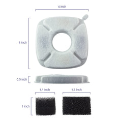 PET STANDARD pre-filter sponge closeup shows the soft multi-stage filtration layer.