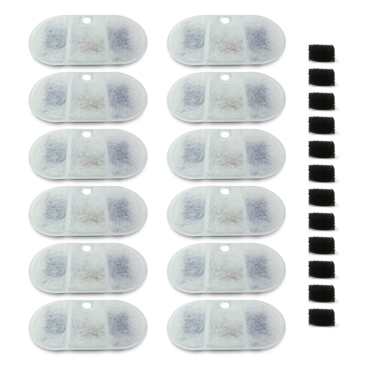PET STANDARD replacement filter compatibility with PETLIBRO oval fountain for cleaner water