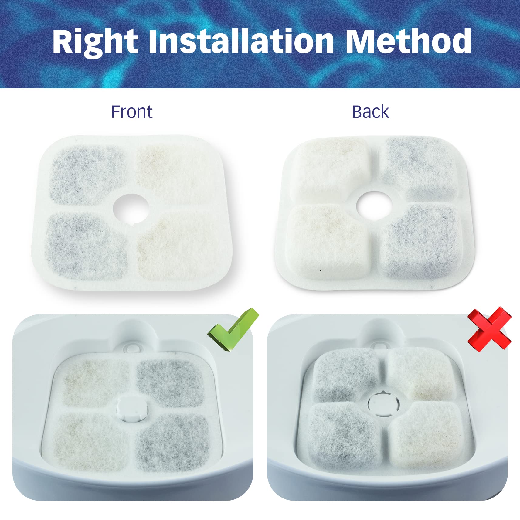 PET STANDARD soaking and rinsing prep prevents carbon dust before use.