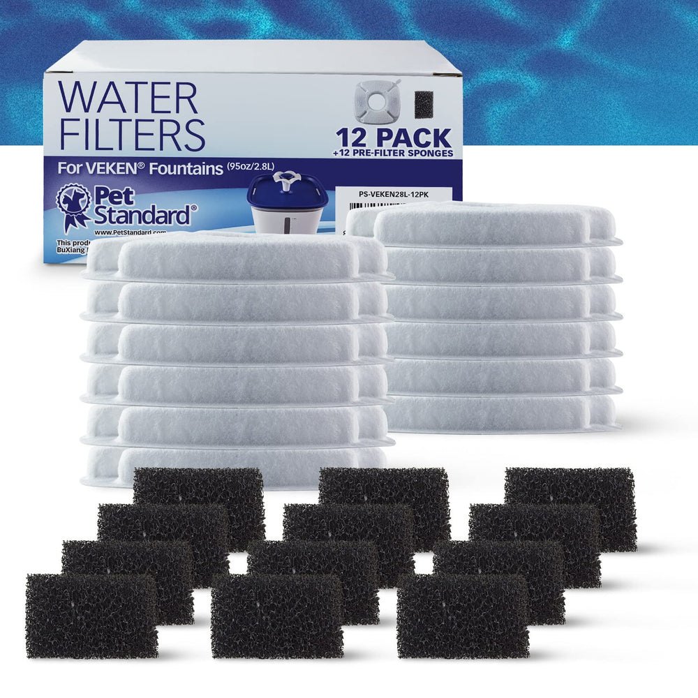 PET STANDARD VEKEN filter pack side view highlights compact, easy-to-change design.