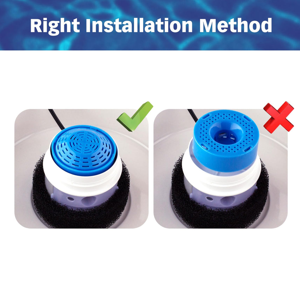 PET STANDARD water flow test from PETLIBRO fountain shows steady stream.