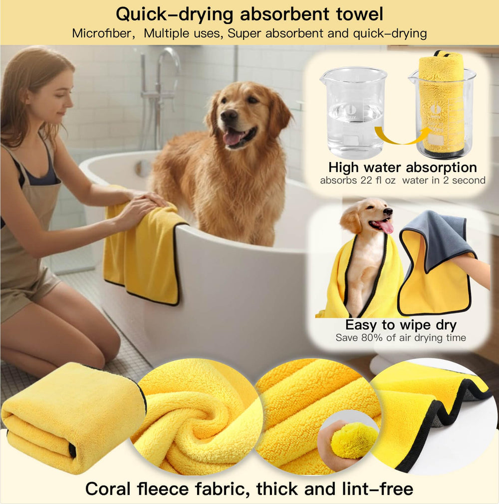 Pet supplies dog and cat brush with massaging beads to stimulate skin