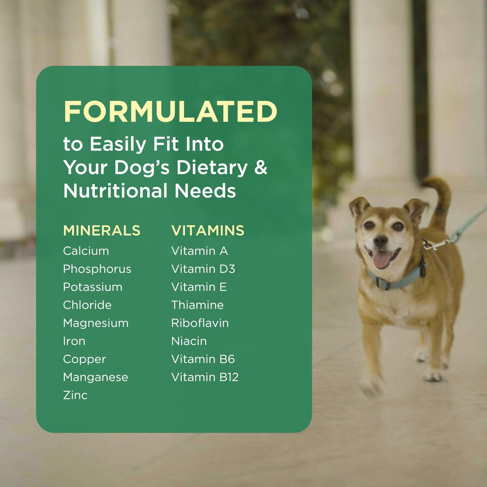 Pet-Tabs daily treat before meals for consistent routine.