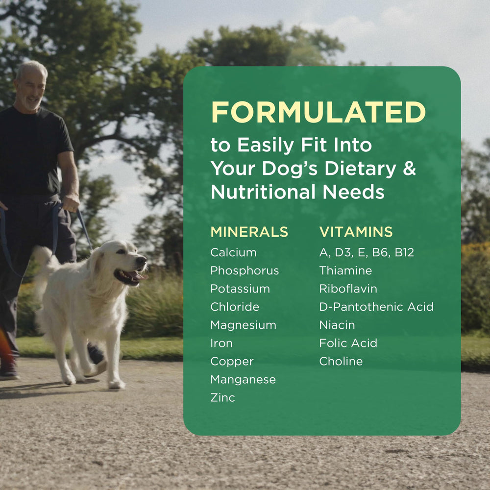 Pet-Tabs Plus 180-count bottle supports long-term daily supplementation.