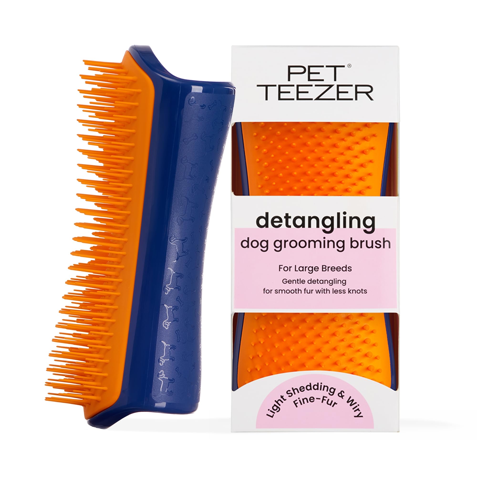 Pet Teezer cepillo desenredante para perros, facilita desenredar sin tirar.