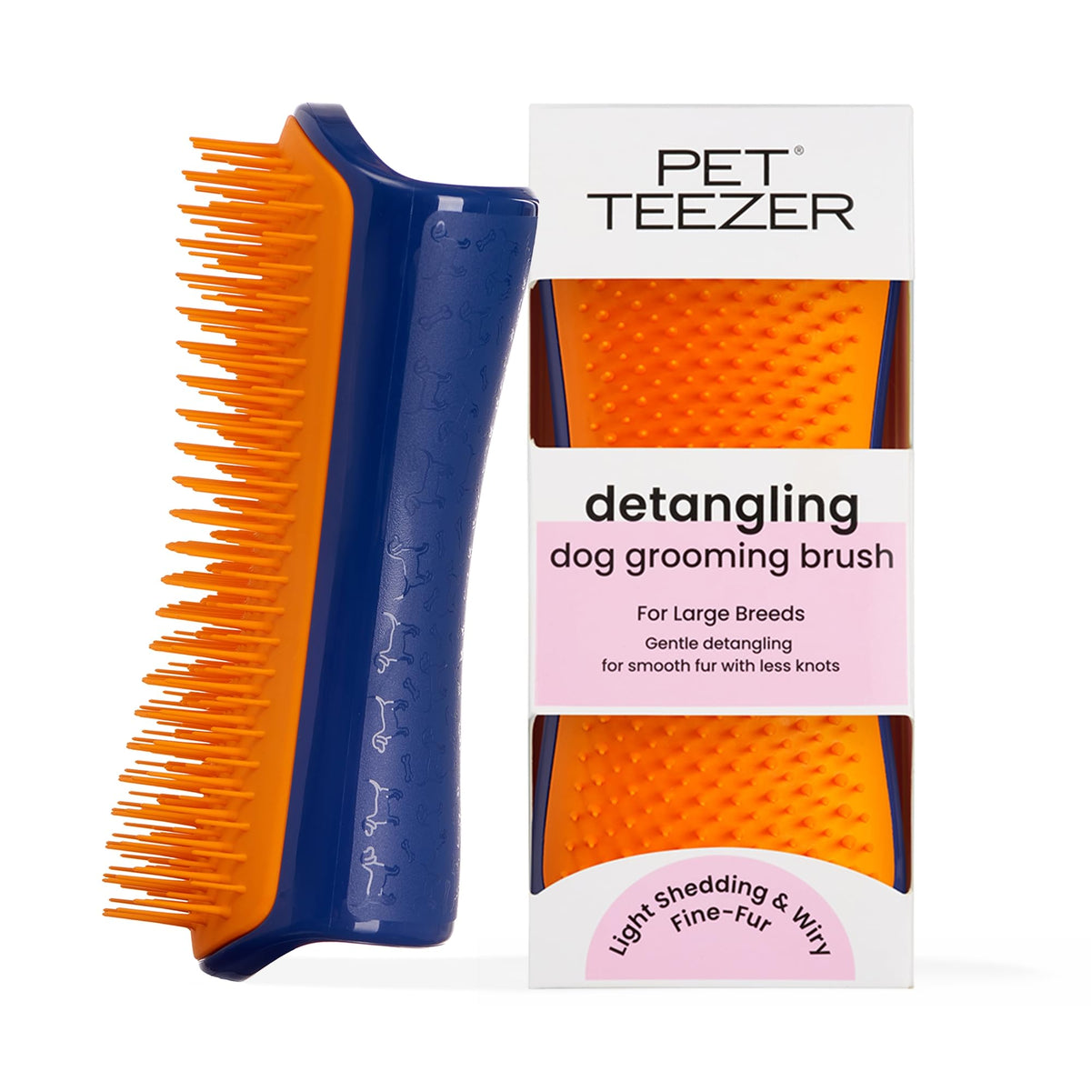 Pet Teezer cepillo desenredante para perros, facilita desenredar sin tirar.