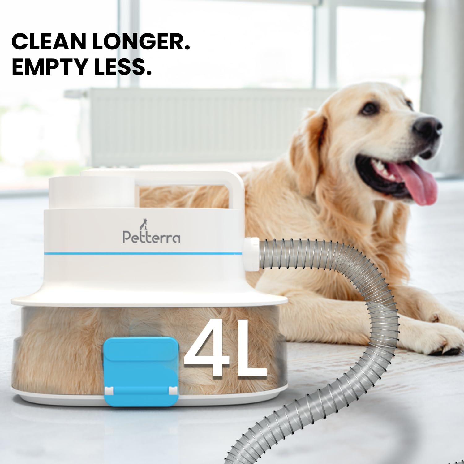 PET TERRA FurCare Pro dryer-attachment dries coat evenly without stressing pets