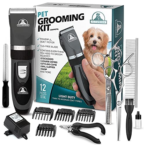 Pet Union kit in use with dog showing cordless versatility