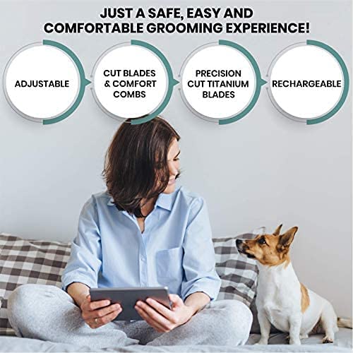 Pet Union low-noise design minimizes stress during grooming