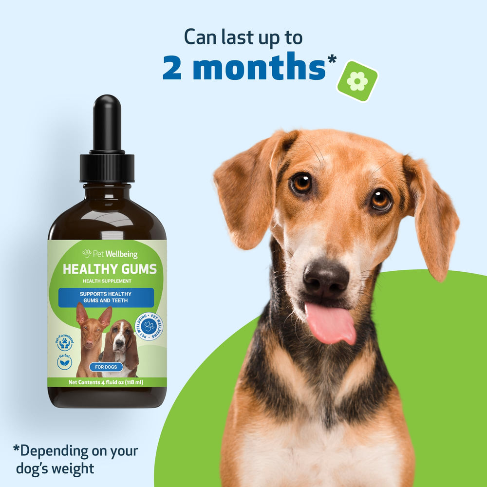 Pet Wellbeing lab-tested label highlights purity and safety.