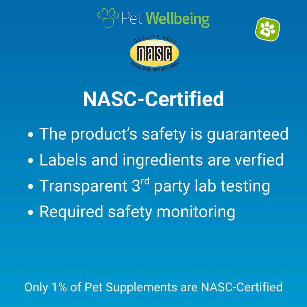 Pet Wellbeing Life Gold front packaging showcases natural herbal ingredients