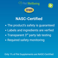 Pet Wellbeing Life Gold front packaging showcases natural herbal ingredients