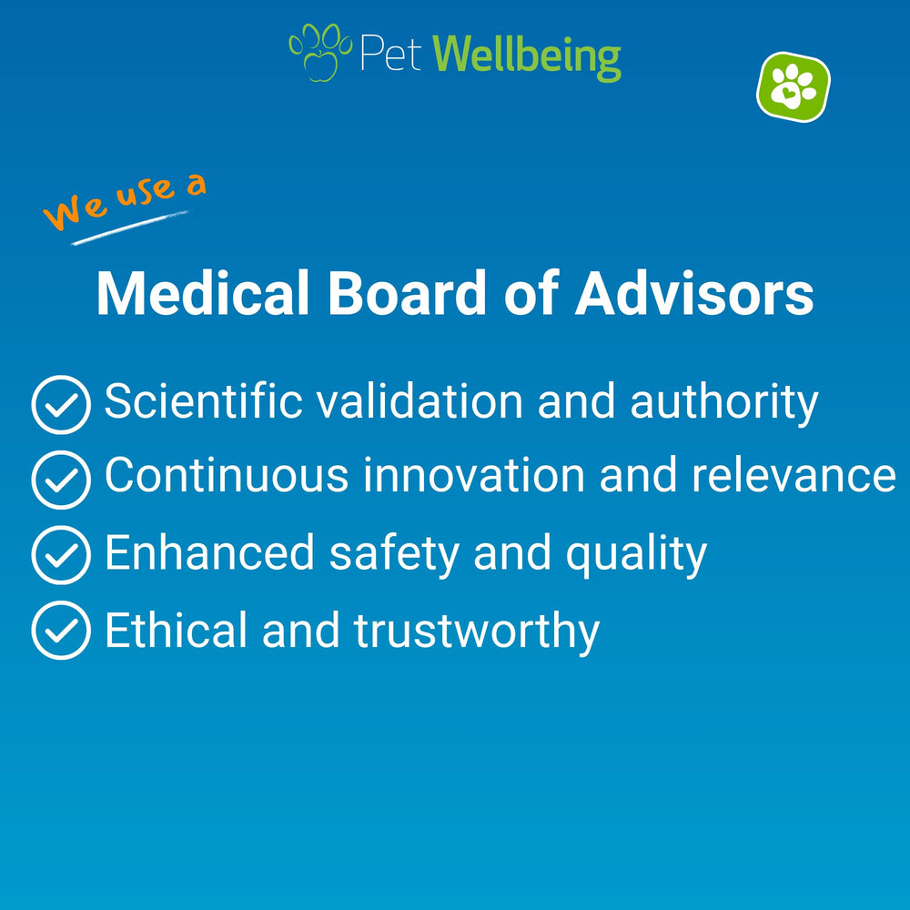 Pet Wellbeing Life Gold label closeup highlighting vet-formulated, USA-made supplement